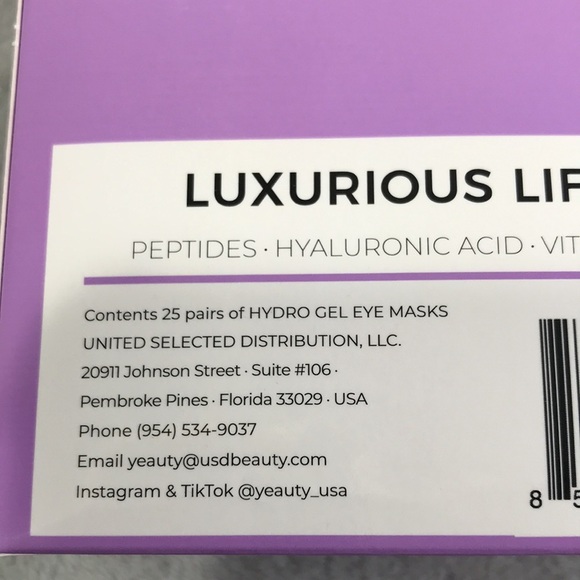 Yeauty Luxurious Life eye patches 2 Boxes of 25 New - Picture 4 of 4